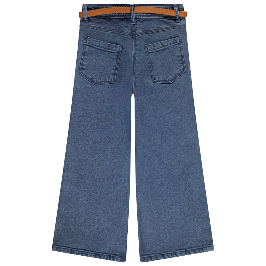Jeans met een losse pasvorm en riem voor meisjes 
