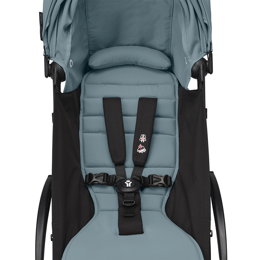 Kinderwagen Stokke® YOYO³ vanaf 6 maanden - frame wit/Aqua 