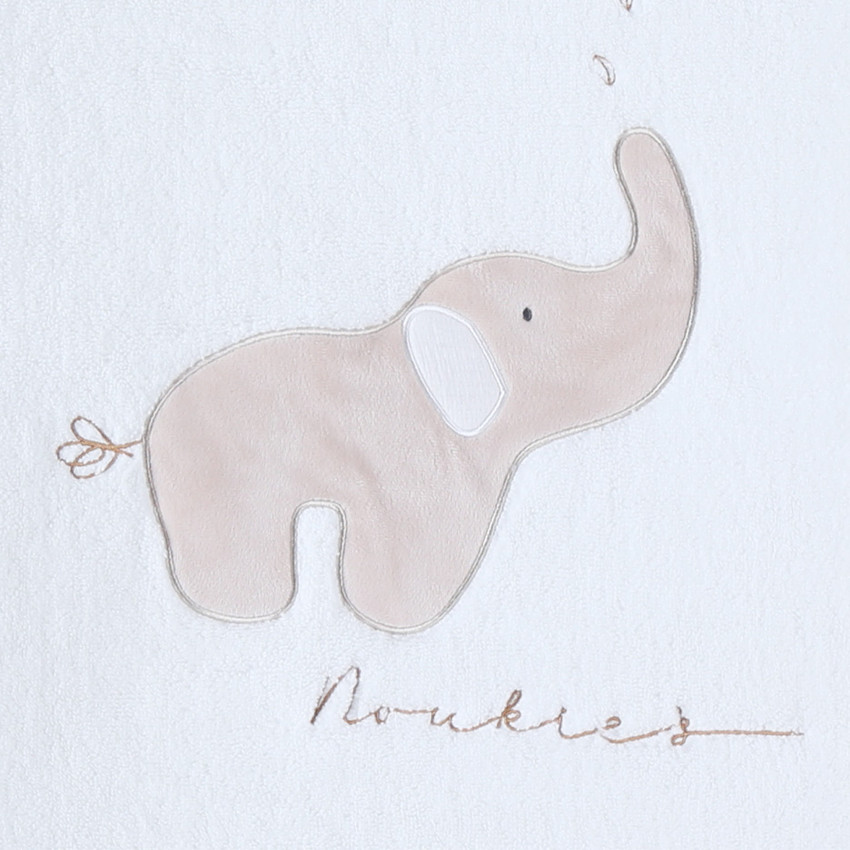 Matelas à langer 45 x 67 cm avec housse éponge Bali & Moka écru 