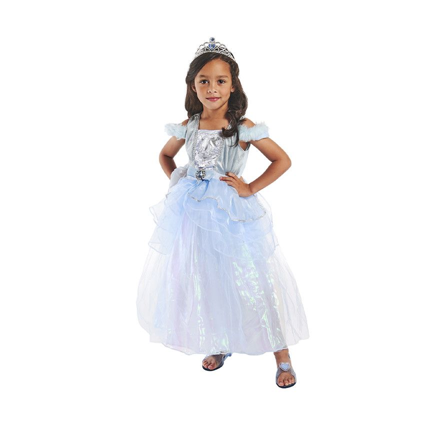 Paire de chaussures de princesse pailletées bleu 