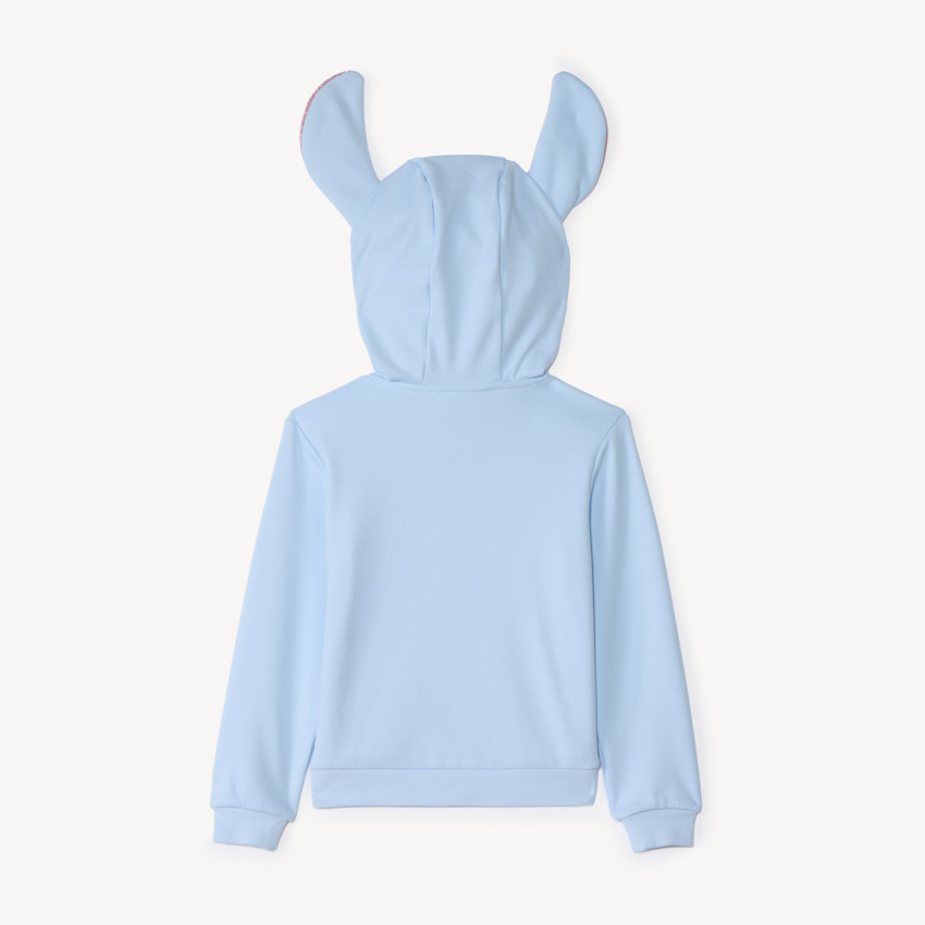 Gilet molleton à capuche ludique Stitch Disney pour fille 