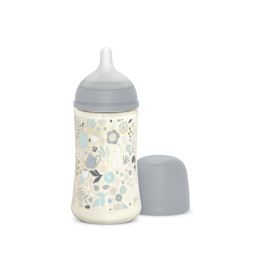 Biberon avec tétine symétrique SX Pro M 270ml Wonderland bleu 