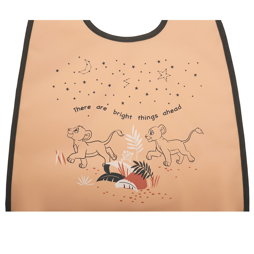 Bavoir plastifié à scratch Nala Disney 