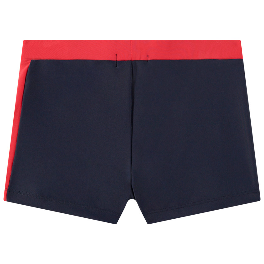 Tweekleurige boxershorts met geborduurd surf patch voor jongens 