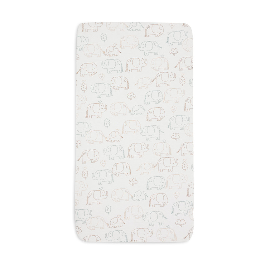 Hoeslaken jersey - 70x140 cm - Elephant Tales 
