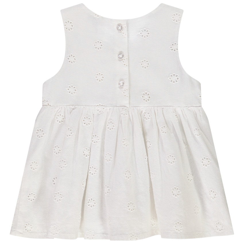 Tuniek mouwloos in de geest van boho voor baby meisje 