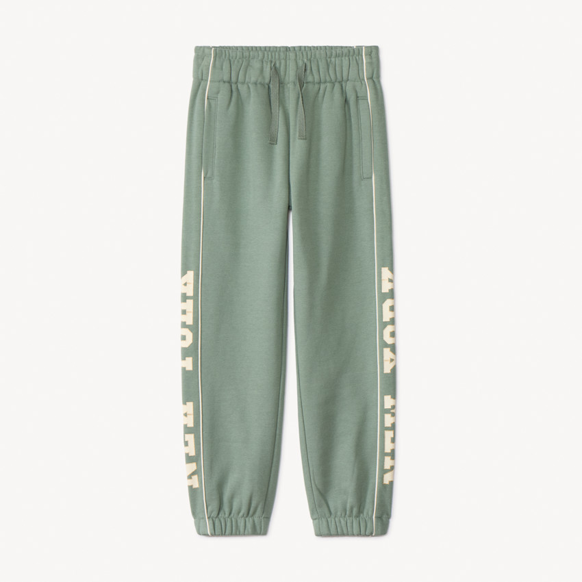 Fleece joggingbroek met print en pailletten voor meisjes 