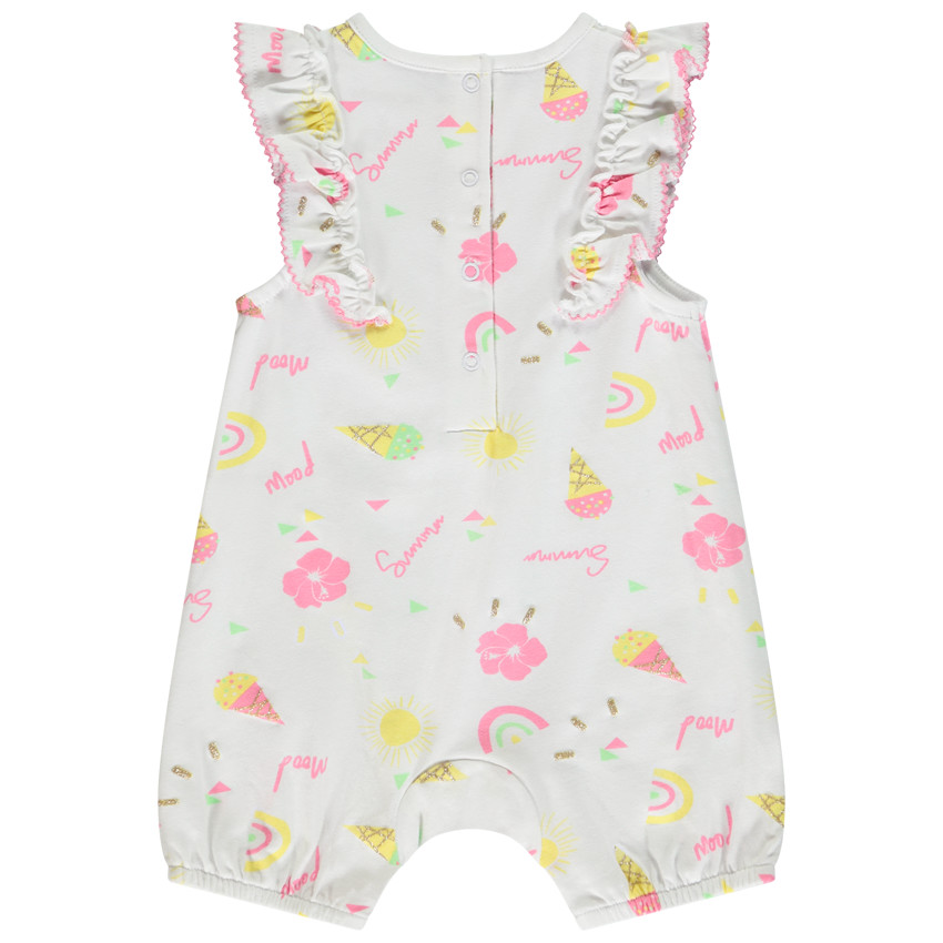 Set van 2 korte jumpsuits Glace voor baby meisjes 
