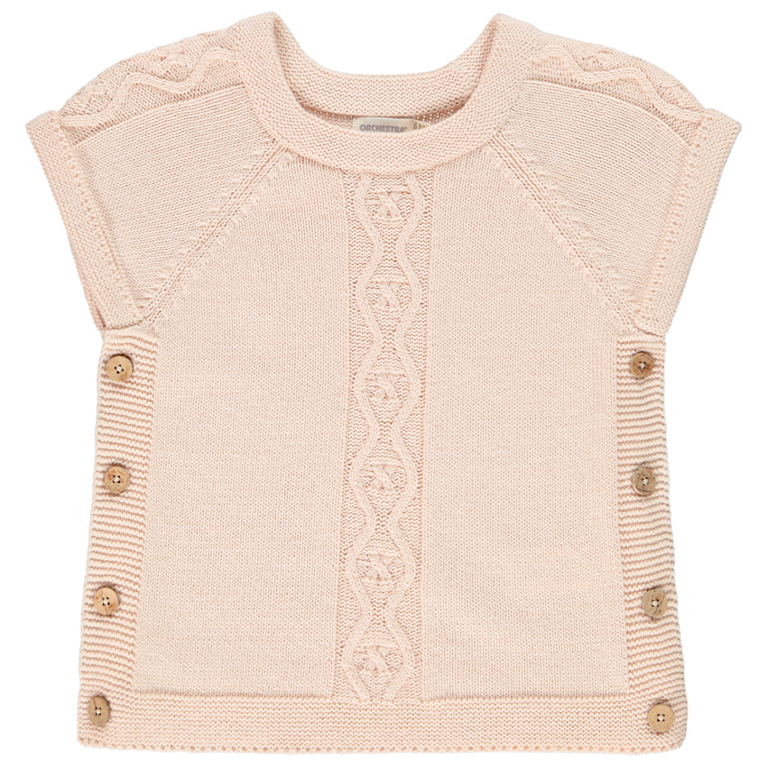 Pull sans manches pour fille 
