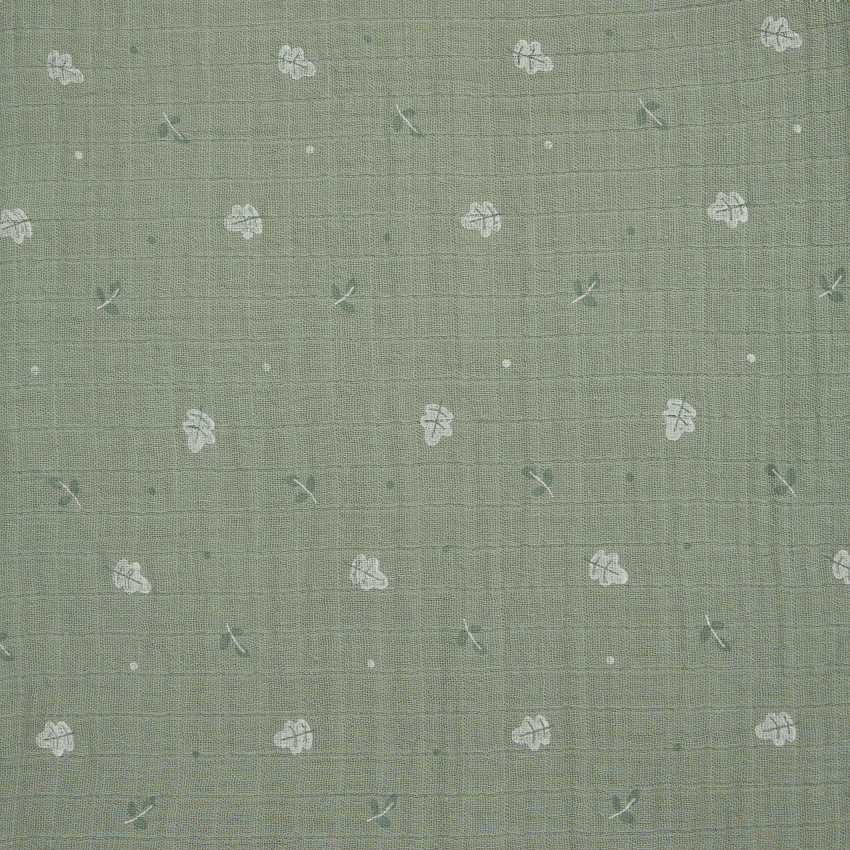 Set van 3 luiers in katoenen gaas Roi des Forêts 