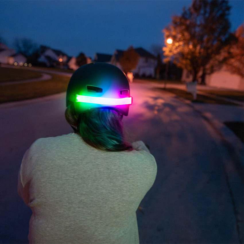 Éclairage LED Brightz pour casque de vélo Multicolor 