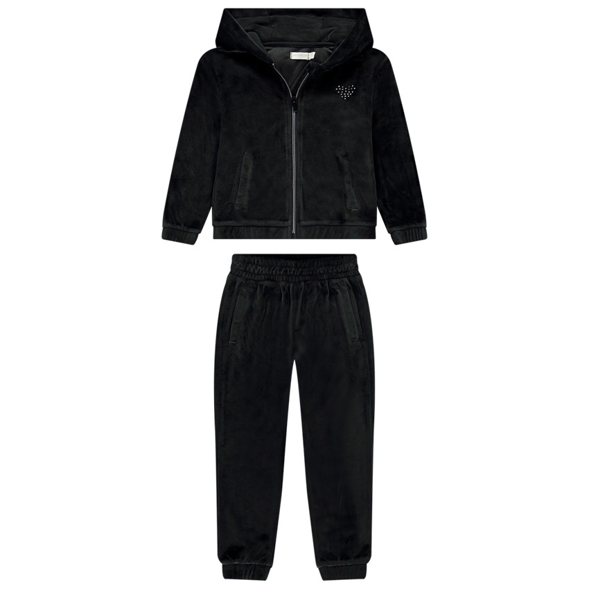 Fluwelen joggingensemble voor meisjes 