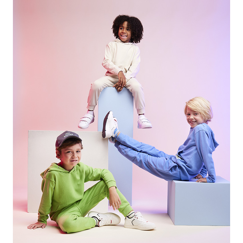 Pantalon de jogging uni en molleton pour garçon 