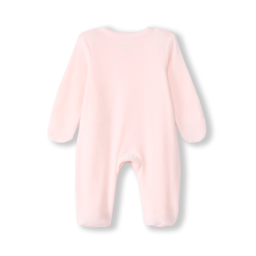 Pyjama fluweel met patch montgolfière voor premature baby meisje 