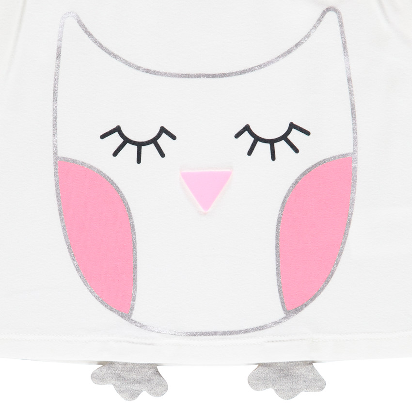 Ensemble de plage print hibou pour enfant fille 