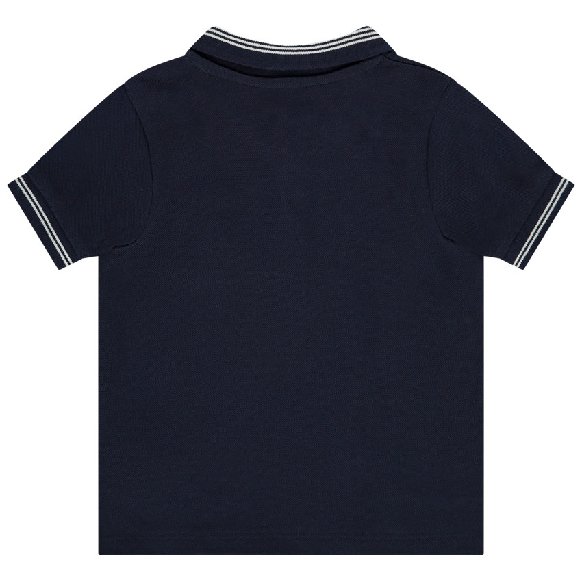 Polo manches courtes en piqué de coton pour bébé garçon 