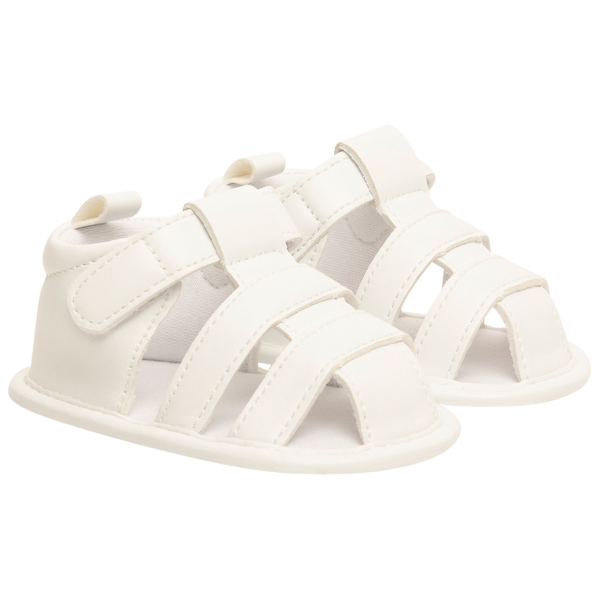 Bebesandalen met velcro en banden 