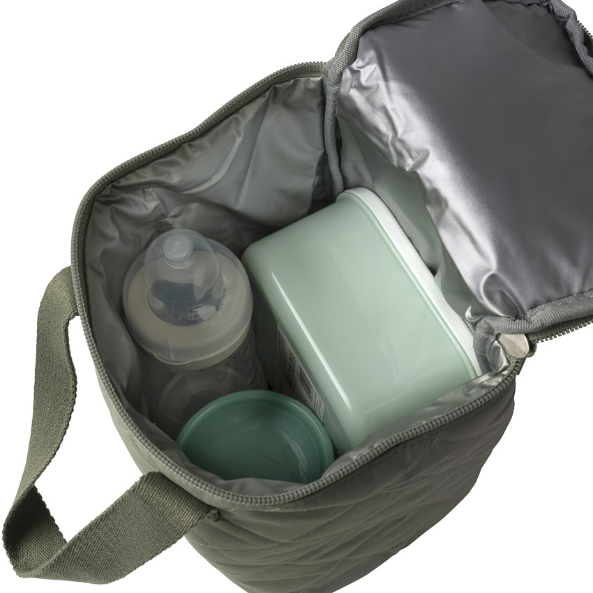 Sac isotherme matelassé vert 
