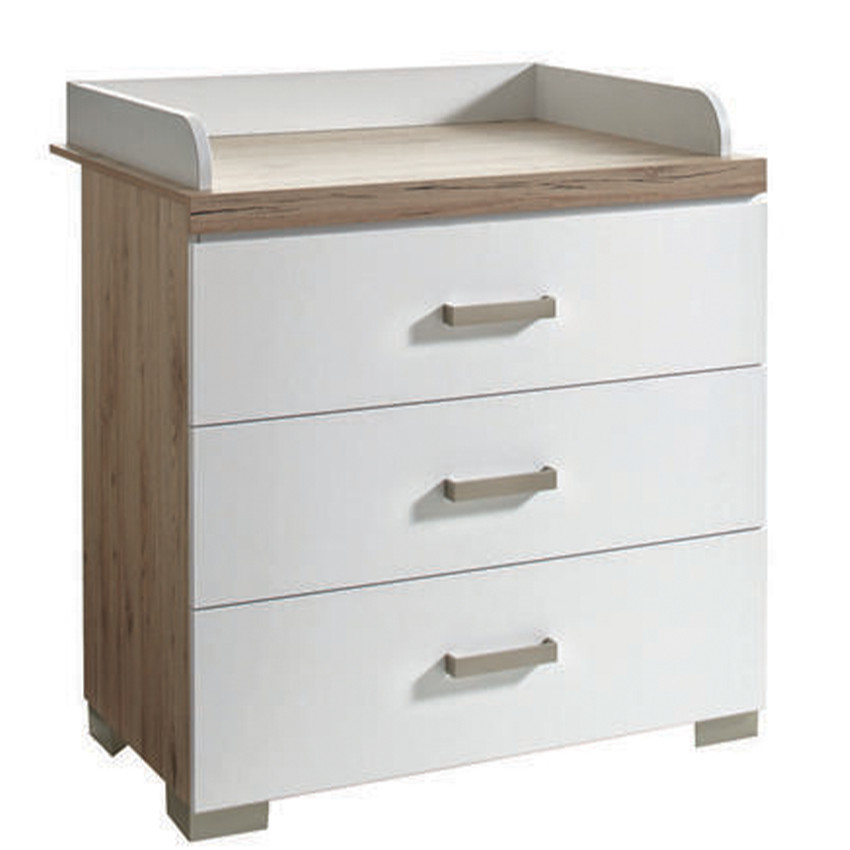 Commode Hilja 3 tiroirs + Table à langer  