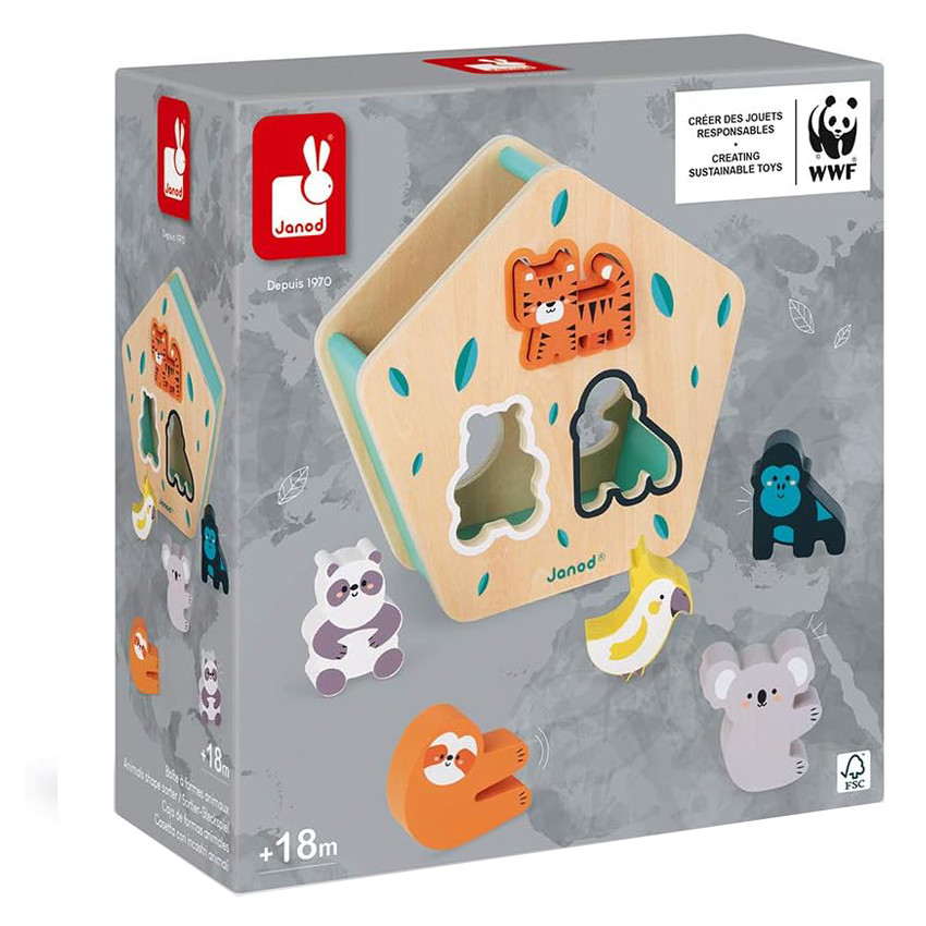 WWF houten dierenvormstoof 