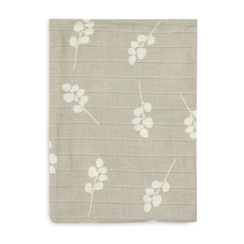 Gant de toilette gaze de coton Twig 3 pièces - Vert Olive 