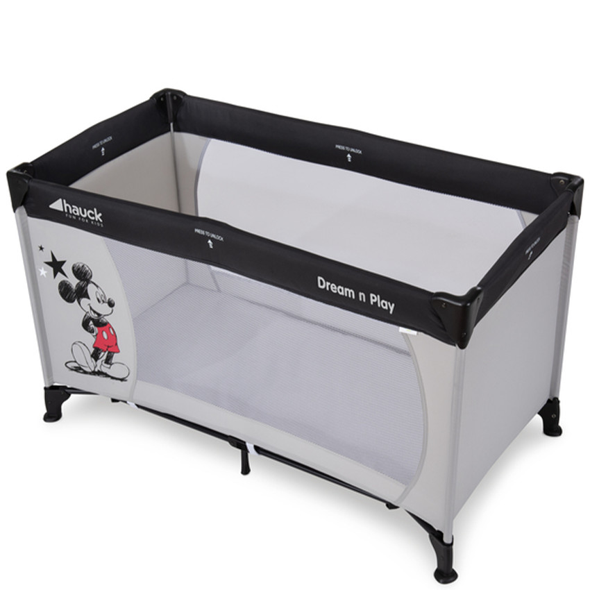 Lit de voyage Dream N Play Mickey Stars 60x120cm 