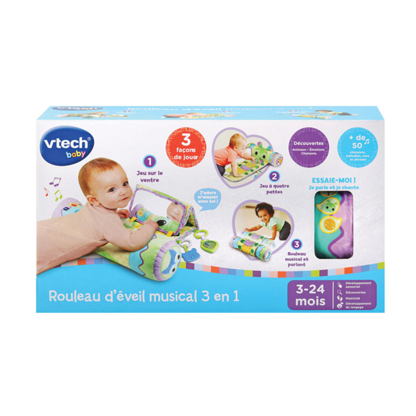 Rouleau d'éveil musical 3 en 1 