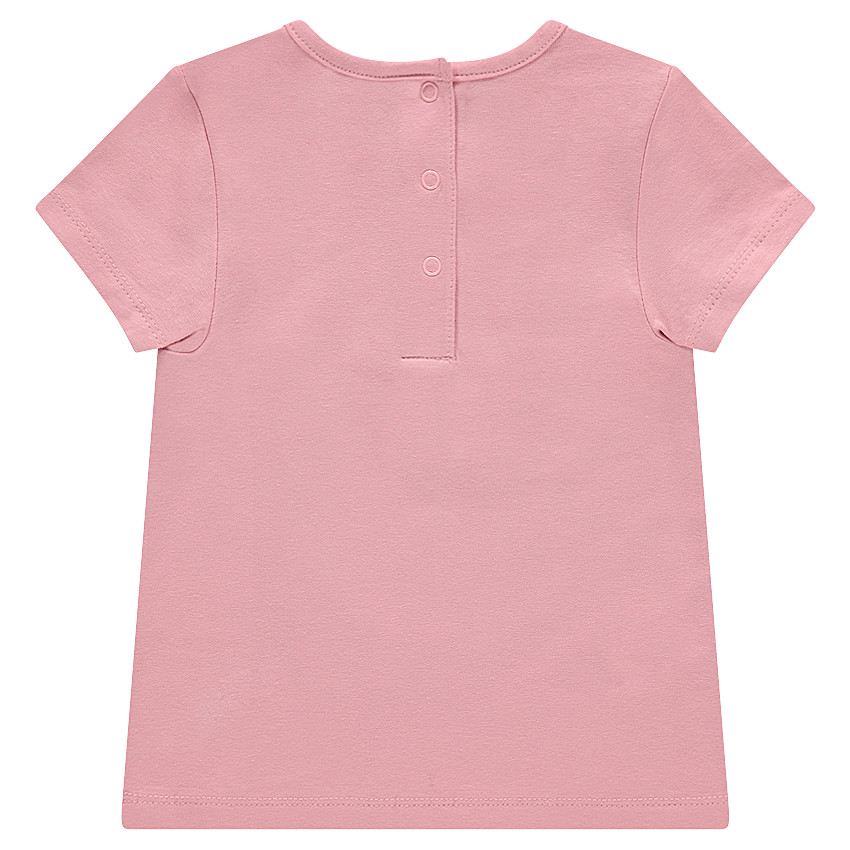 Tee-shirt manches courtes en jersey avec print fantaisie 
