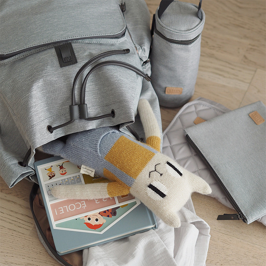 Sac à dos à langer Vancouver - Heather grey 