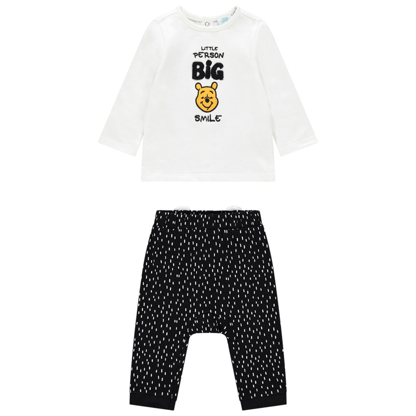 Ensemble avec t-shirt manches longues et pantalon Winnie l'Ourson Disney 
