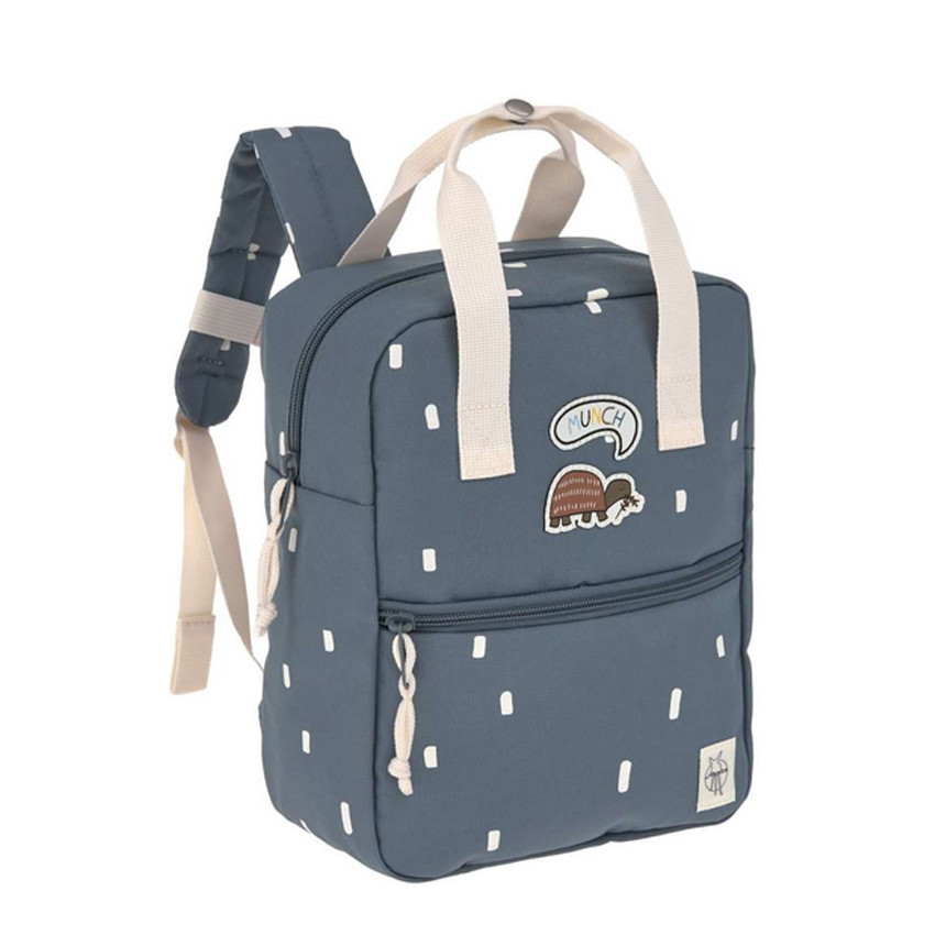 Rugzak Mini Square - Happy prints Midnight Blue 