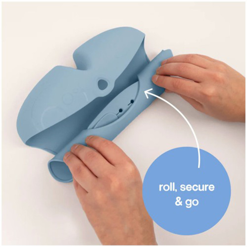 Slab silicone Travel Roll Up Blush 4m+ 