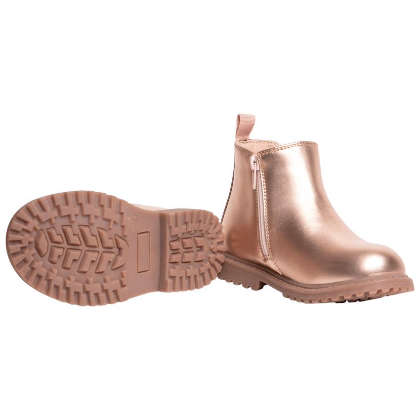 Roze parelmoeren meisjeslaarzen Chelsea 