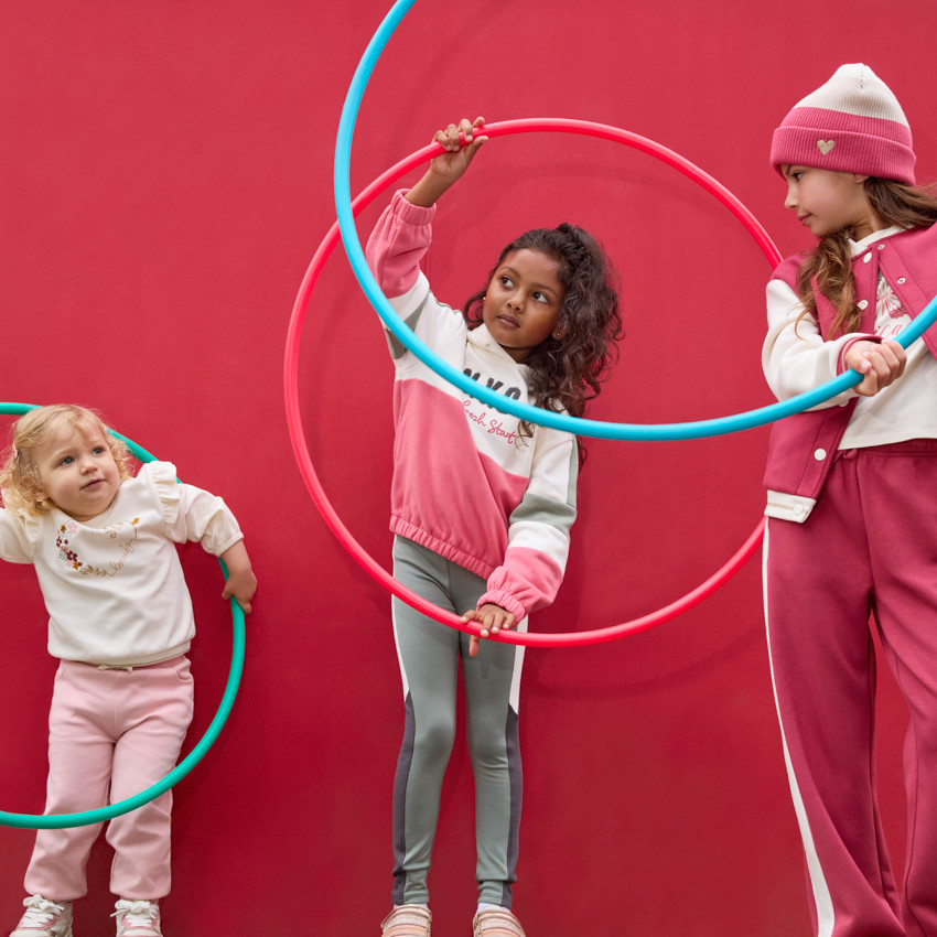 legging met colour block effect voor meisjes 