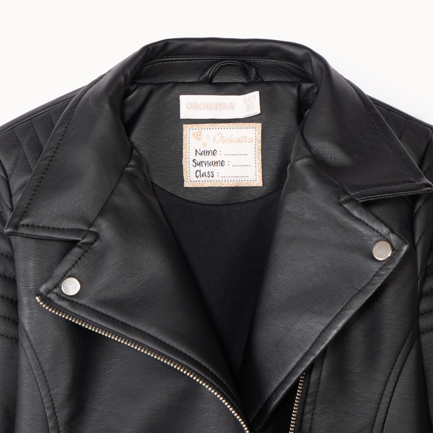 Perfecto esprit biker en simili cuir pour fille 