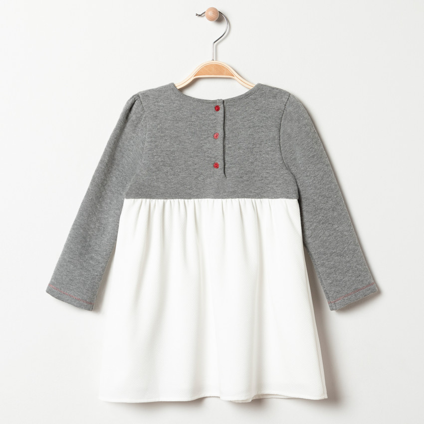 Robe manches longues print chaperon rouge pour bébé fille 