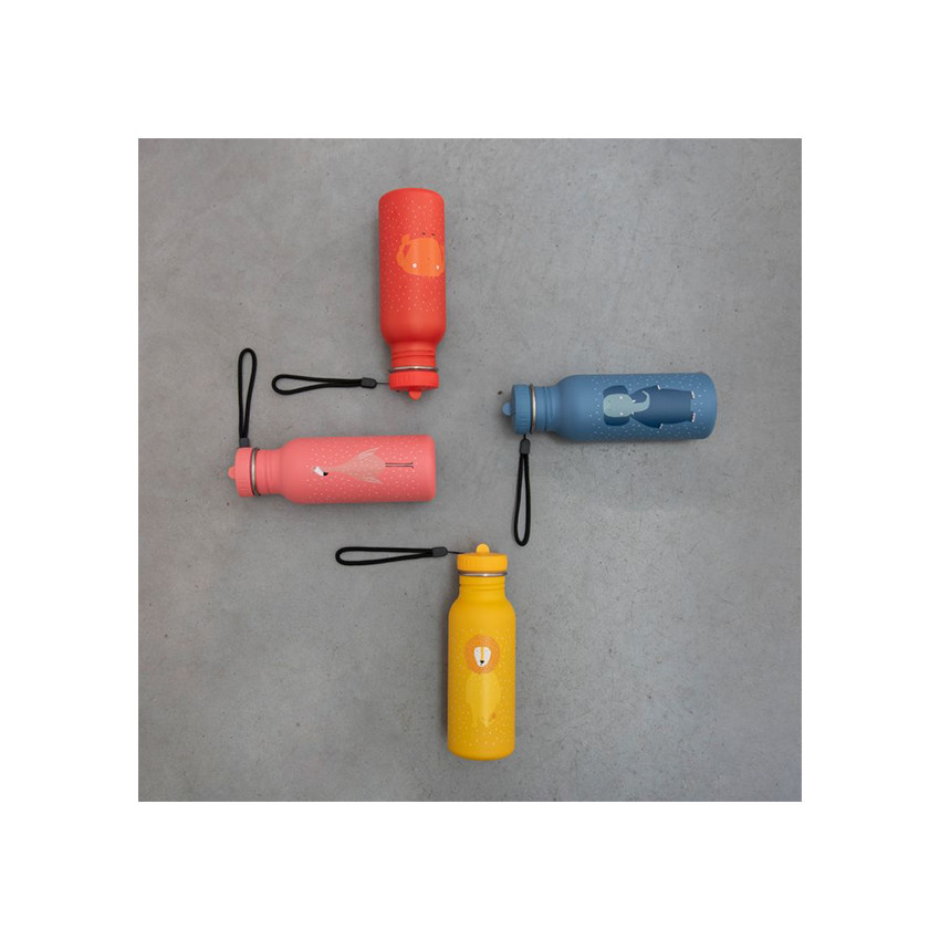 Gourde en acier inoxydable 500 ml - Mrs Elephant - Bleu 