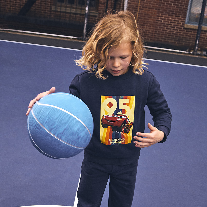 Sweat molleton photoprint Cars Disney pour garçon 