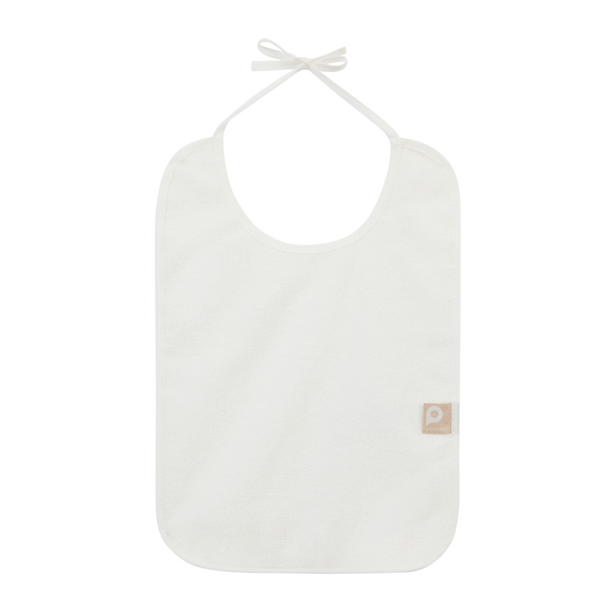 Lot de 7 bavoirs grand modèles - Beige 