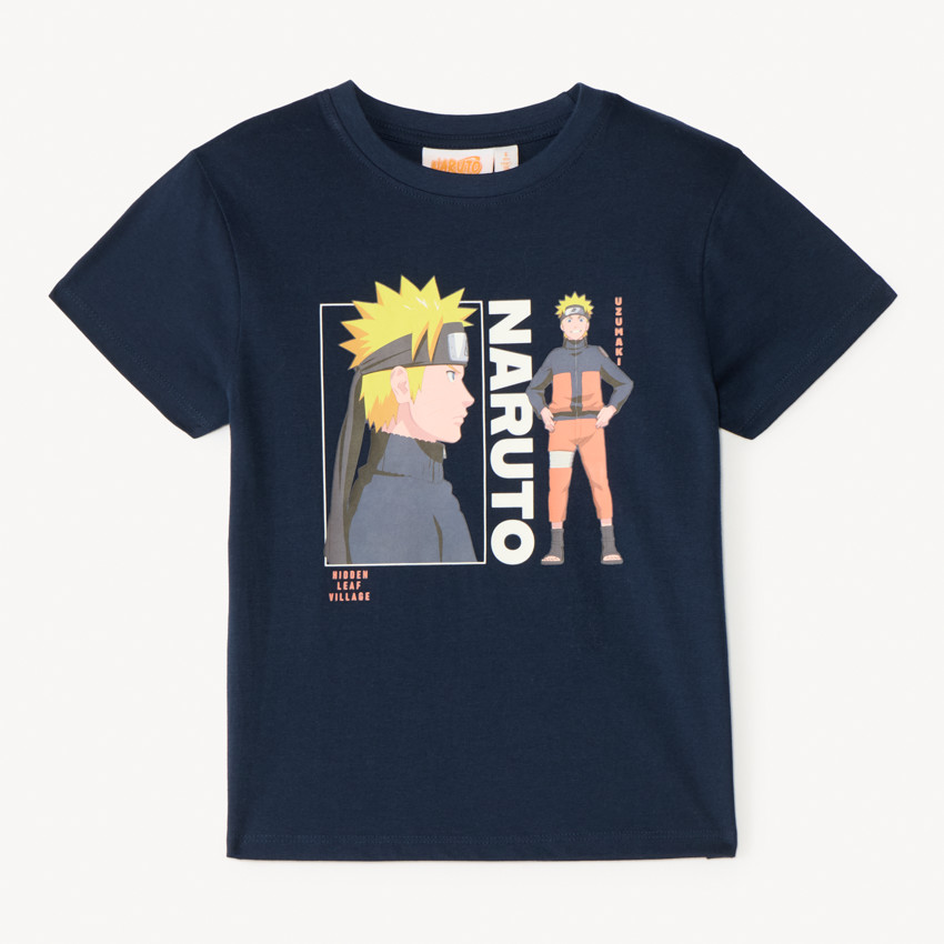 T-shirt manches courtes print Naruto garçon 