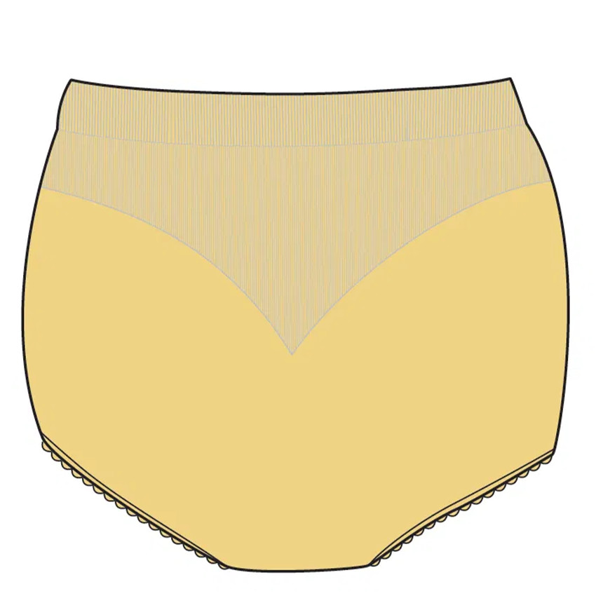 M - Culotte de soutien sans coutures - Noir 