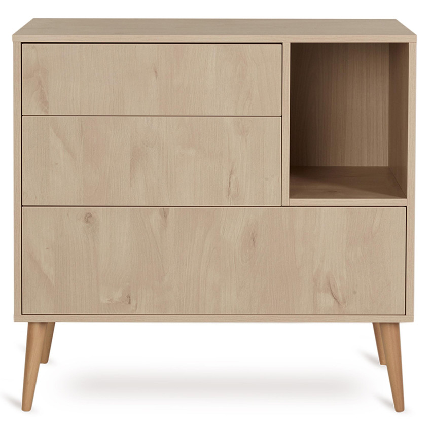 Commode 3 tiroirs Cocoon Natural Oak 
