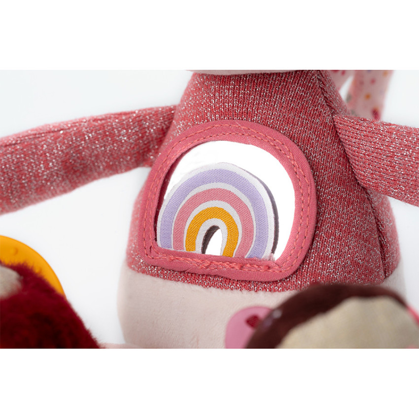 Peluche multi-activités avec anneau dentition Lena la Licorne 