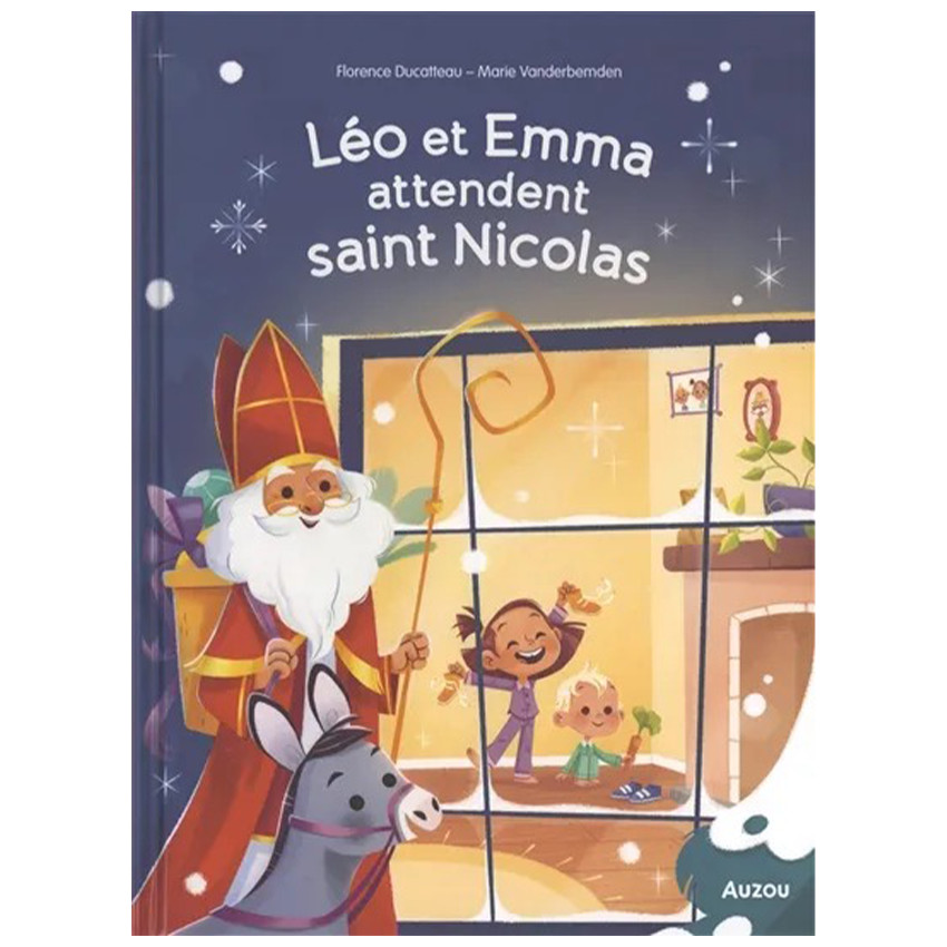 Livre enfant "Léo et Emma attendent Saint Nicolas" 4ans+ 