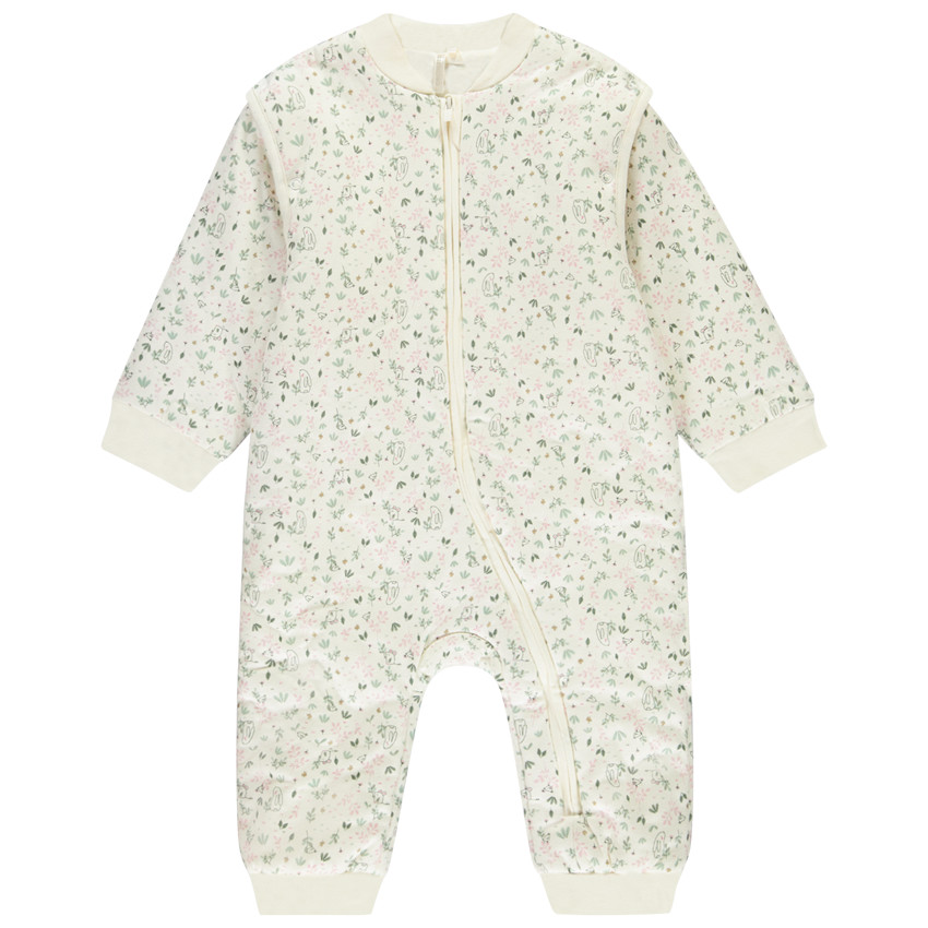 Surpyjama imprimé à manches amovibles pour bébé fille 