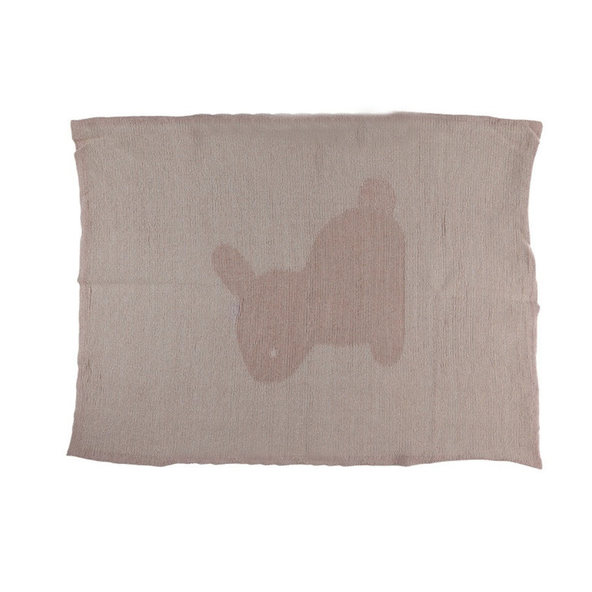 Couverture Bio en tricot Pili Lina & Joy - 75 x 100 cm 