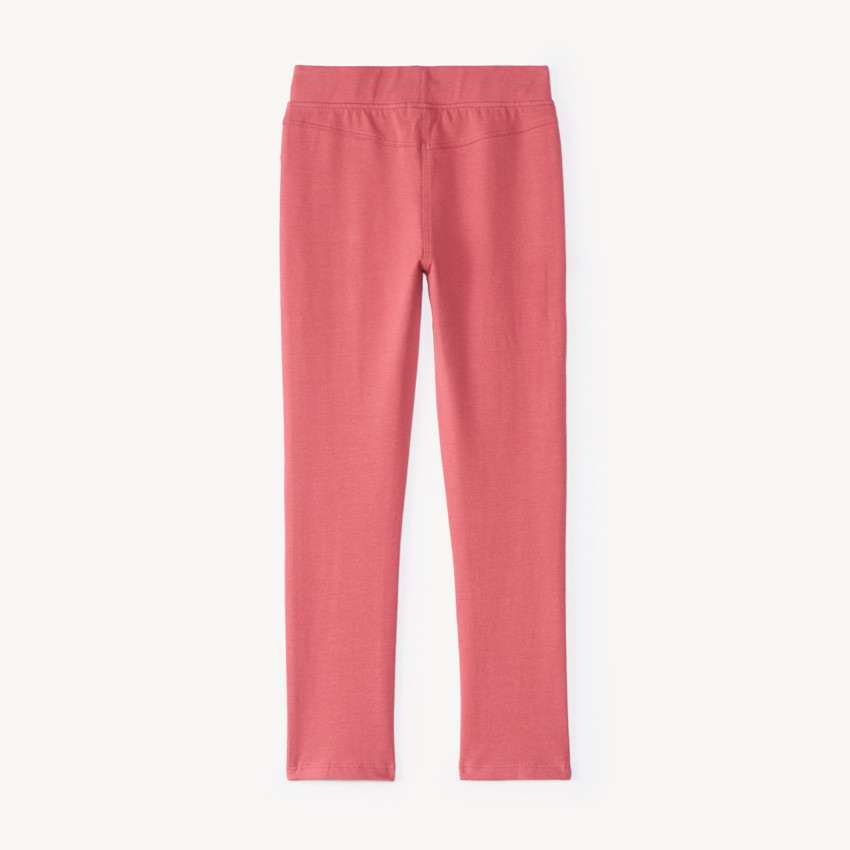 Jegging uni en maille fille 