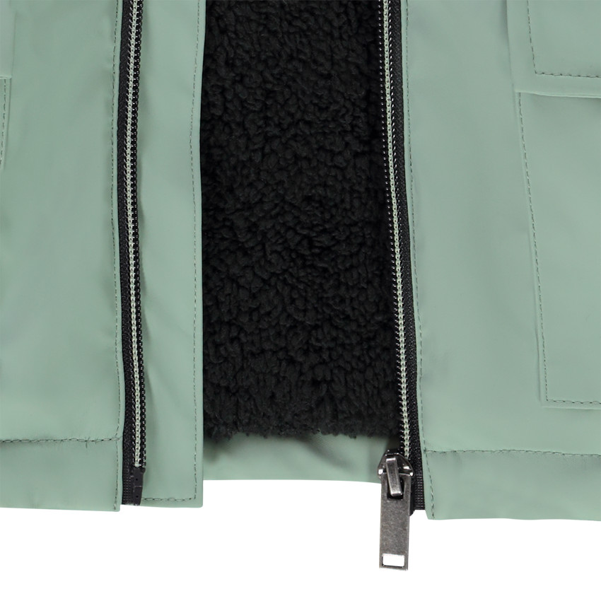Parka waterafstotende sherpa voering voor baby jongen 