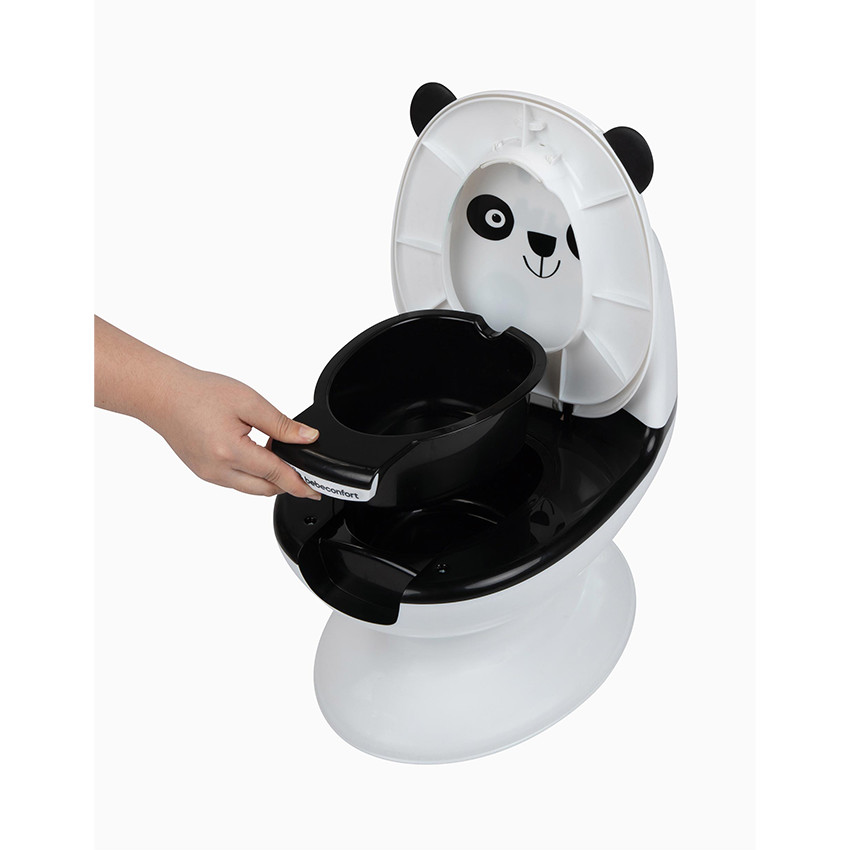 Mini toilette Panda Blanc/Noir  