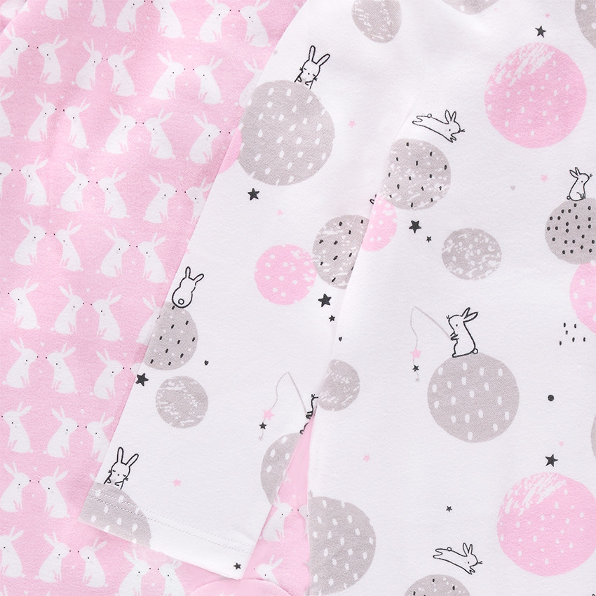 Lot de 3 dors-bien en jersey avec imprimés fantaisie 